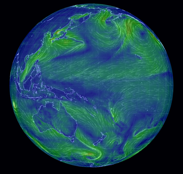 global wind patterns snapshot