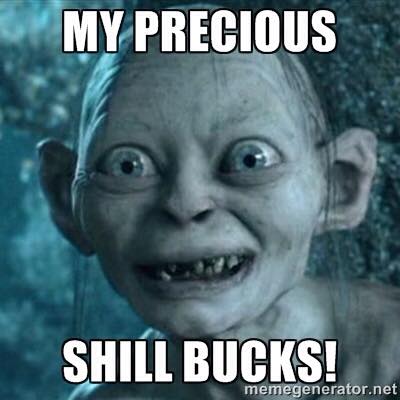 Gollum actually wouldn't say this.