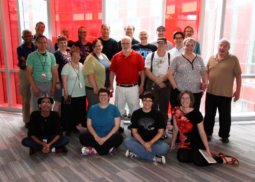 Attendees and some presenters at the Schrodinger Sessions.
