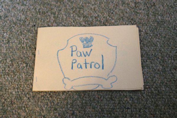 The cover of The Pip's PAW Patrol book.