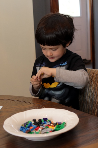 Legos demand intense concentration.