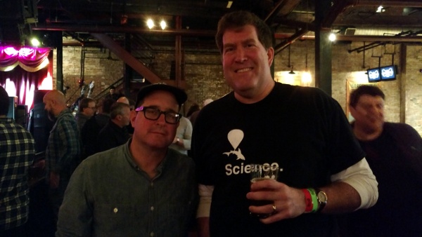 Me with Craig Finn of the Hold Steady.