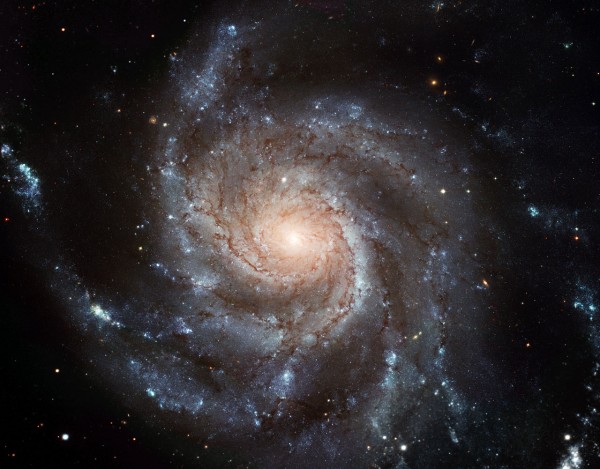 Pinwheel Galaxy with Hubble