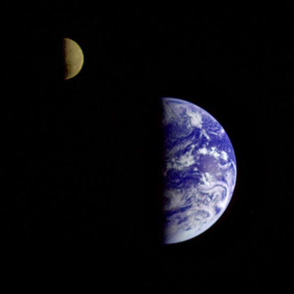Image of Earth and Moon