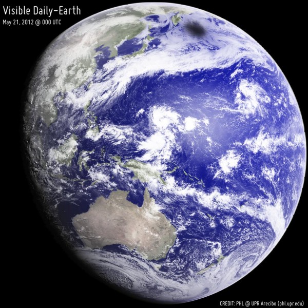 Earth Spot from MTSAT