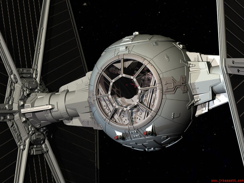Was the cupola REALLY based on a TIE fighter?