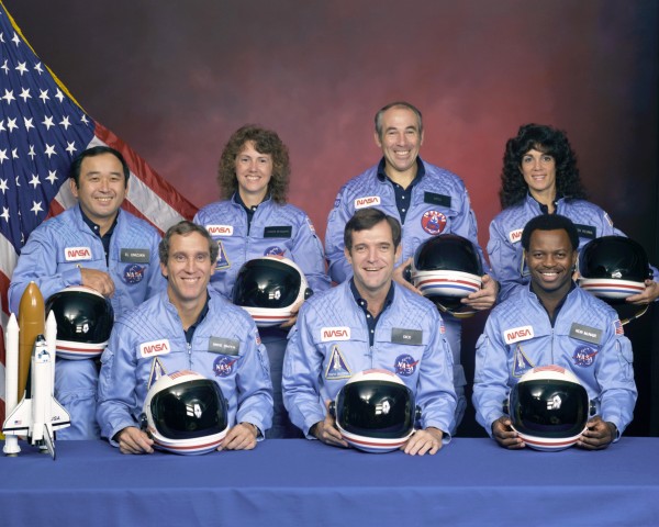 The crew of Challenger flight 51-L