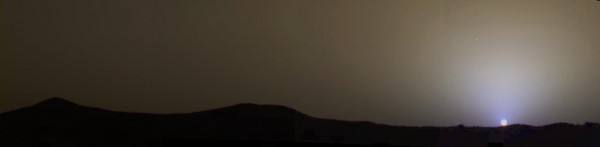 Sunset from Mars Pathfinder
