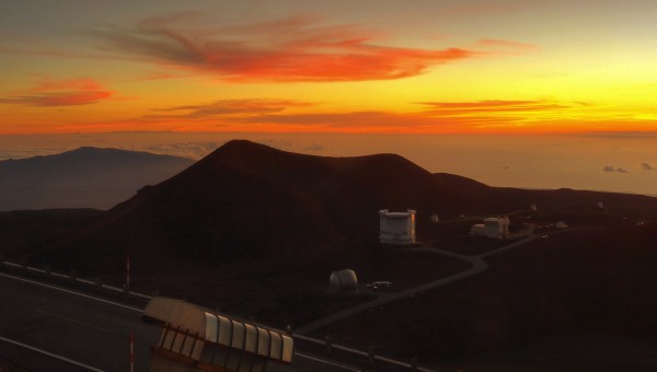 Sunset from a Hawaiian Astronomer