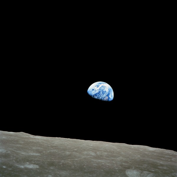 Earthrise from the Apollo 8 mission