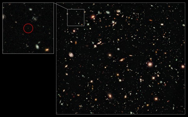 Farthest galaxy ever at z=8.6