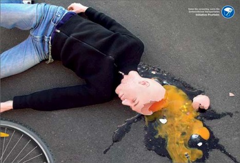 German bike safety ad