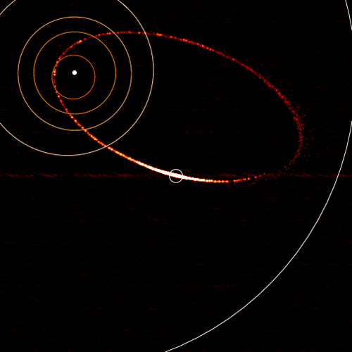 Simulation of Comet Encke's trail