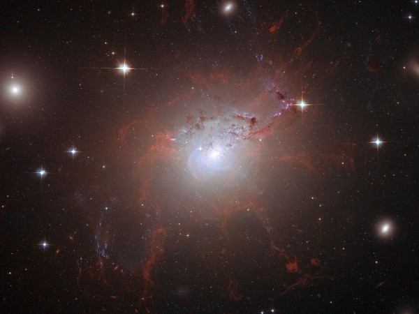 NGC 1275 at the center of the Perseus Cluster