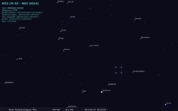 Image credit: Me, using Stellarium, from http://stellarium.org/.