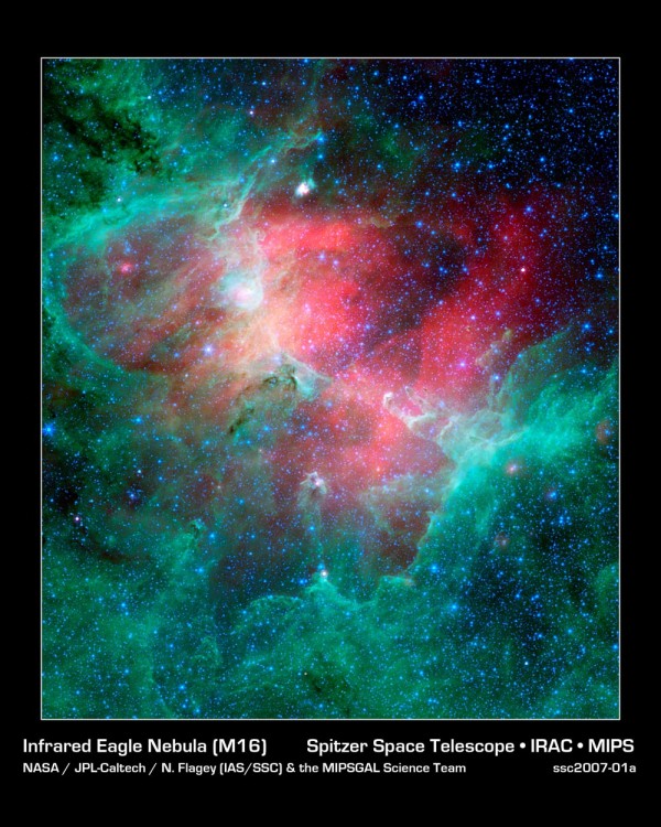 Image credit: NASA / JPL-Caltech / Spitzer / IRAC / N. Flagley and the MIPSGAL science team.