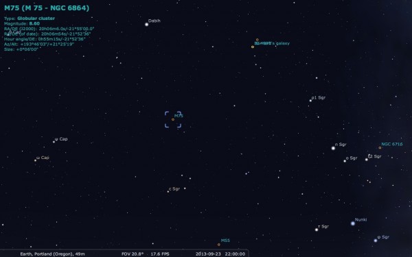 Image credit: me, using the free software Stellarium, available at http://stellarium.org/.