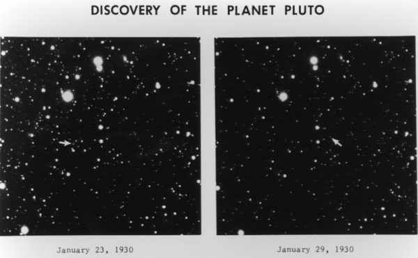 Image credit: Clyde Tombaugh's images, as they would have appeared in his blink comparator.