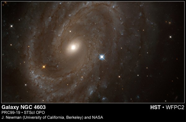 Image credit: NASA, Hubble Space Telescope / WFPC2, and J. Newman (UC Berkeley).