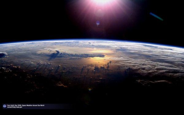 Image credit: NASA, for Sun-Earth Day, 2008.