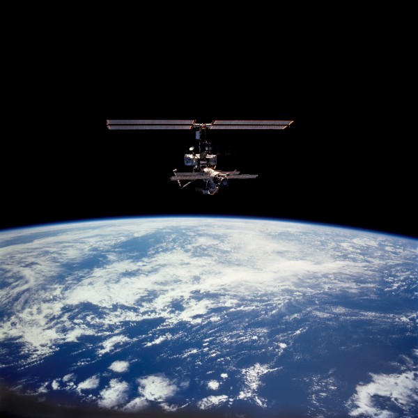 Image credit: NASA / Space Shuttle Atlantis mission 110.