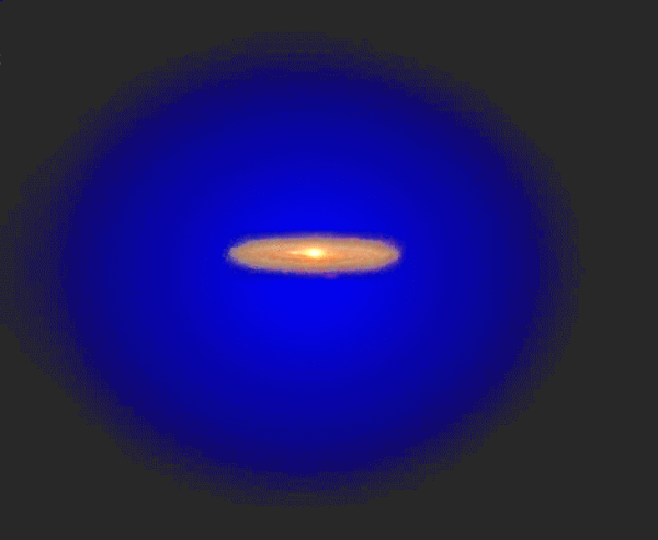 Image credit: John Kormendy of the halo around NGC 4216.