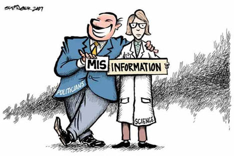 Image credit: Springer 2007 / Union of Concerned Scientists, via http://www.treehugger.com/clean-technology/voting-opens-on-scientific-integrity-cartoons.html.