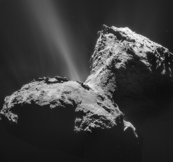 Image credit: ESA/Rosetta/NAVCAM — CC BY-SA IGO 3.0, via http://www.esa.int/spaceinimages/Images/2015/02/Comet_on_31_January_2015_NavCam.