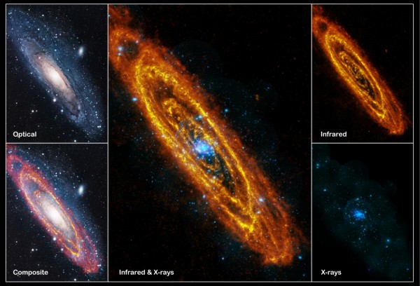 Image credit: infrared: ESA/Herschel/PACS/SPIRE/J. Fritz, U. Gent; X-ray: ESA/XMM-Newton/EPIC/W. Pietsch, MPE; optical: R. Gendler.