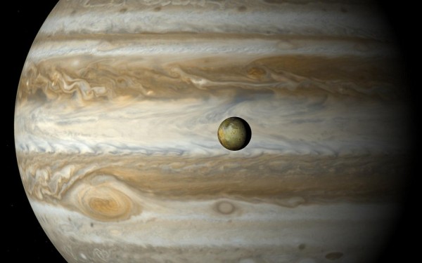 Image credit: Io and Jupiter, made with Celestia, via http://fisica.cab.cnea.gov.ar/estadistica/abramson/celestia/gallery/slides/Io-Jupiter.html.