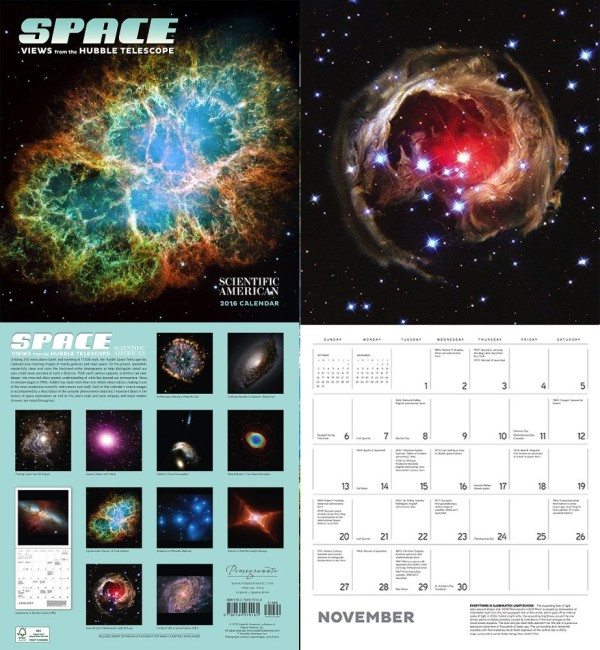 Image credit: The Scientific American Space: Views From The Hubble Space Telescope 2016 calendar.