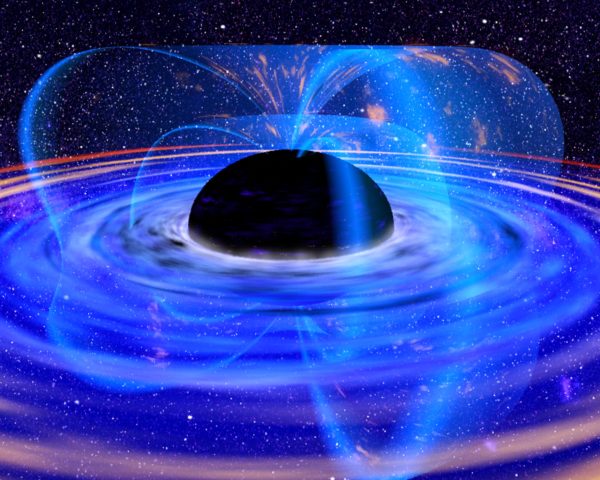 Artist’s impression of a black hole. Image credit: XMM-Newton, ESA, NASA.