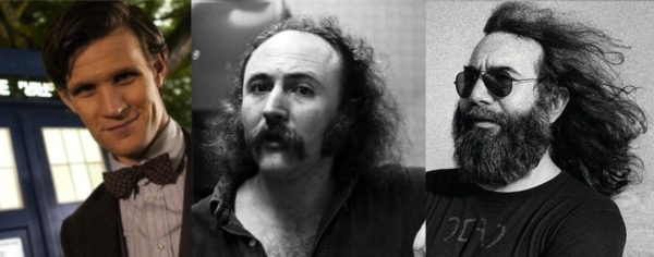 Matt Smith as The Doctor, David Crosby as David Crosby and Jerry Garcia as Jerry.