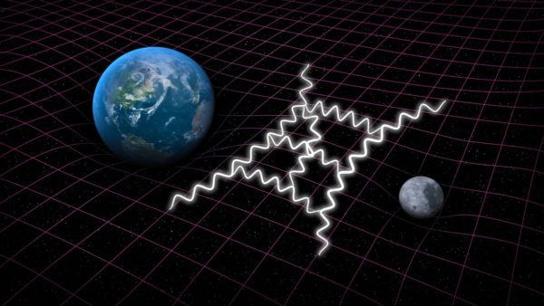 Gravity, governed by Einstein, and everything else (strong, weak and electromagnetic interactions), governed by quantum physics, are the two independent rules known to govern everything in our Universe. Image credit: SLAC National Accelerator Laboratory.