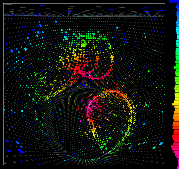 Multiple neutrino events, reconstructed from separate neutrino detectors (akin to Super-Kamiokande, shown here), indicated a supernova's occurrence before any optical signal ever occurred. Image credit: Super Kamiokande collaboration / Tomasz Barszczak.